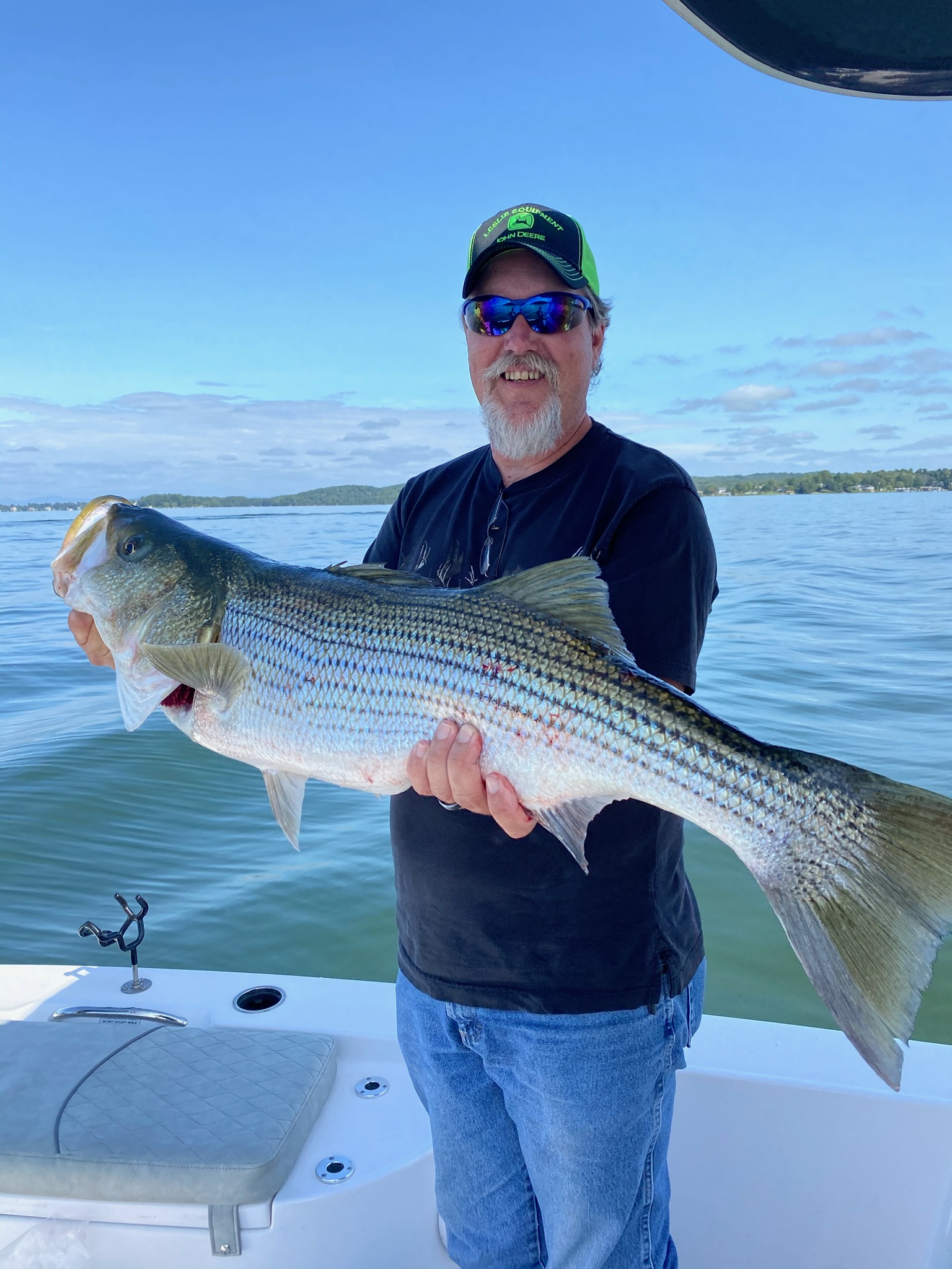 Fishing for Stripers at Smith Mountain Lake
