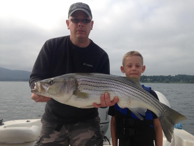 Family fishing trip at Smith Mountain Lake VA