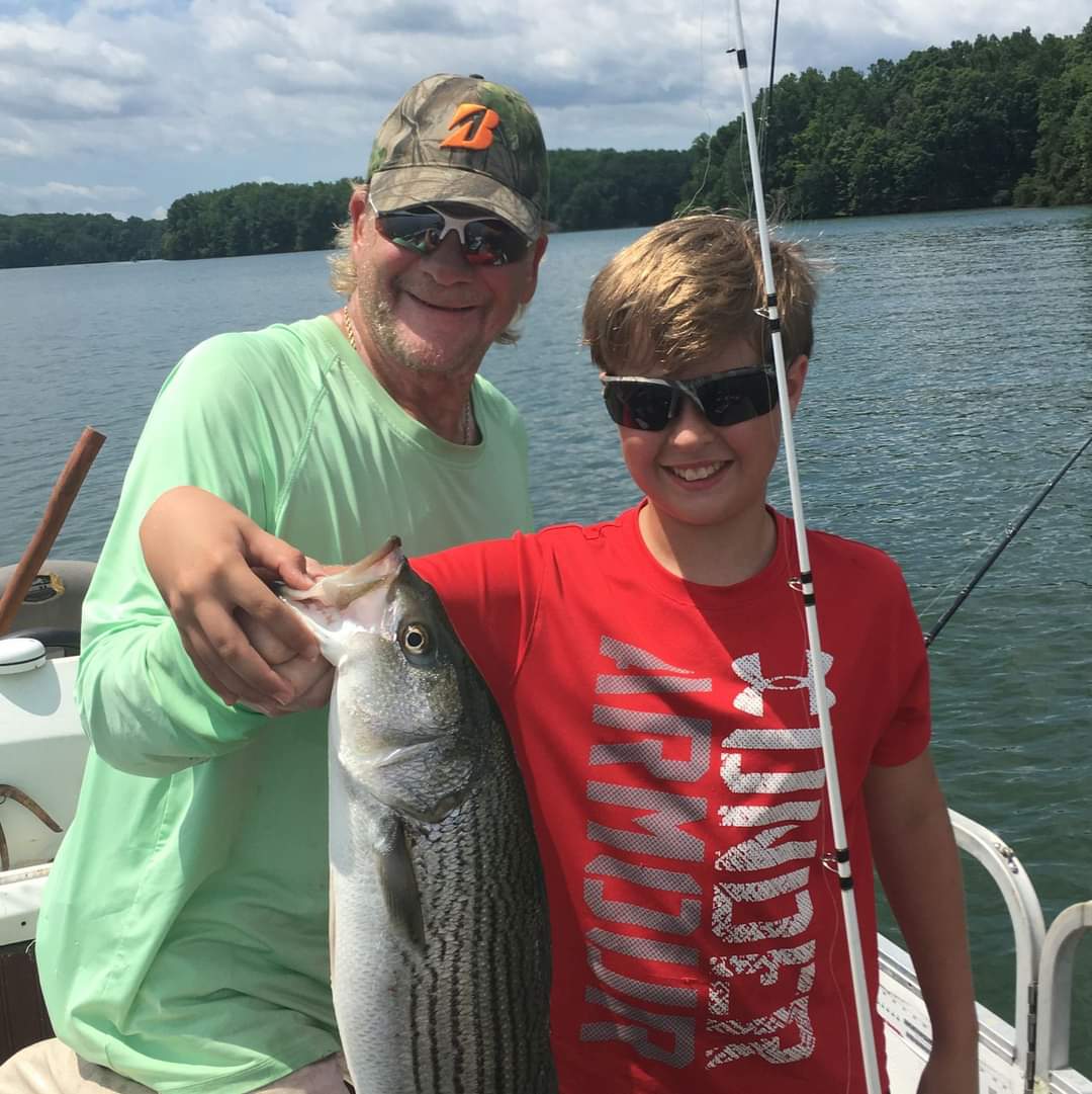 Book your guided Striped Bass fishing trip at Smith Mountain lake